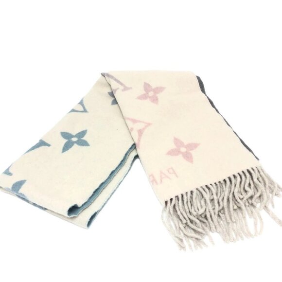 LOUIS VUITTON M70868 charpes-Reykjavik Gradient Scarf Cashmere Multicolore - Picture 1 of 7
